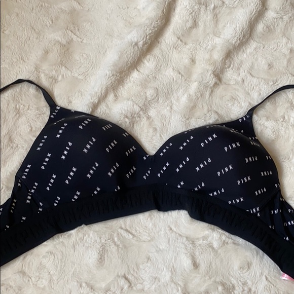 Pink Logo Bralette 🎁 Free Gift w/ purchase 🎁 - Picture 2 of 4